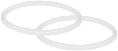 Instant Pot 2-Pack Sealing Ring 5 & 6-Qt, Inner Pot Seal Ring, Electric Pressure Cooker Accessories, Non-Toxic, BPA-Free, Replacement Parts, Clear