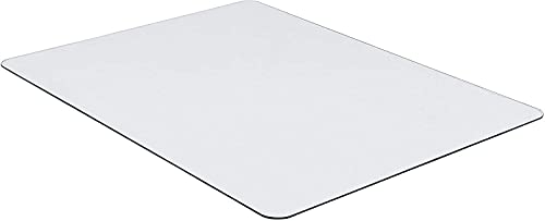 Lorell Tempered Glass Chairmat, 46" Width x 36" Depth x 0.25" Thickness, Clear, 1 Each
