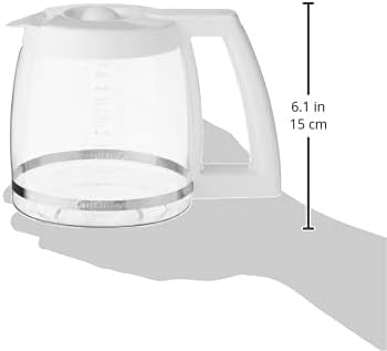 Cuisinart DGB-500WRC 12-Cup Replacement Coffee Carafe, White , 8.5 x 8.2 x 7.4 inches