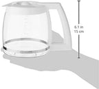 Cuisinart DGB-500WRC 12-Cup Replacement Coffee Carafe, White , 8.5 x 8.2 x 7.4 inches