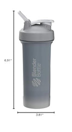 BlenderBottle Classic V2 Shaker Bottle Perfect for Protein Shakes and Pre Workout, 28-Ounce, Pebble Grey