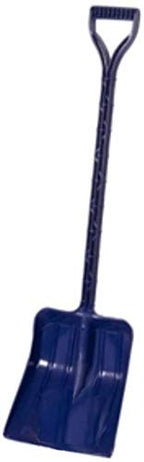 Rocky Mountain Goods Kids Snow Shovel - Perfect Sized Snow Shovel for Kids Age 3 to 12 - Safer Than Metal Snow Shovels - Extra Strength Single Piece Plastic Bend Proof Design (1, Blue)