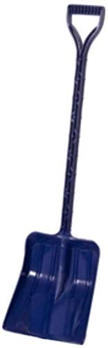 Rocky Mountain Goods Kids Snow Shovel - Perfect Sized Snow Shovel for Kids Age 3 to 12 - Safer Than Metal Snow Shovels - Extra Strength Single Piece Plastic Bend Proof Design (1, Blue)