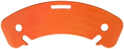 Curved Transfer Board Wheelchair Accessories for Transferring to Wheelchair ，Chair, Bed, Toilet, Car for Patient, Elderly, Disabled, 31.1 * 9.84 * 0.46" 3.64 lbs ABS Transfer Devices (Orange)