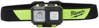 2004HZL Milwaukee Intrinsically Safe C I, II, III / D 1 Spot/Flood Headlamp | Safety | Job Site | Universal Hard Hat Clips | Nylon Strap | AAA Batteries