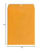 Amazon Basics 10 x 13-Inch Clasp Kraft Envelopes, Gummed, 100-Pack