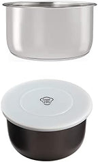 Goldlion Accessories for Ninja Foodi 6.5 Qt, Stainless Steel Inner Pot, Inner Pot Cover