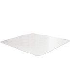 Resilia Office Desk Chair Mat - for Low Pile Carpet (with Grippers) Clear, 36 Inches x 48 Inches, Made in The USA