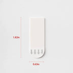 132 Small Refill Strips, Double Sided Adhesive Strips Damage Free, Water-Resistant Replacement Hanging Strips for Indoor Hooks