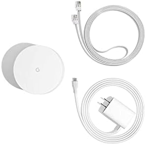 Google WiFi system, 3-Pack - Router Replacement for Whole Home Coverage (NLS-1304-25),White