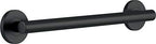 Delta Faucet 41818-BL Contemporary Concealed Screw ADA-Compliant Decorative Grab Bar, 18", Matte Black, 18 In