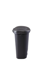 Rubbermaid Classic Step-On Trash Can with Lid, 13-Gallon, Black, Easy Clean Wastebasket for Home/Kitchen/Bedroom/Office
