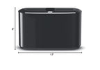 Tork Xpress Paper Towel Dispenser, Black, Single-Dispensing, Compatible with H2 Refills, Space-Saving Design (302028)
