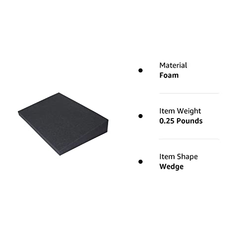 Back Wedge Cushion for Support, Stress Relief, and Posture When Sitting in Chair Or Car (Large Size 15”)