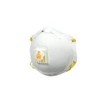 3M N95 Respirator 8511, 10 Pack, NIOSH-APPROVED N95, Features 3M COOL FLOW Exhalation Valve, Relief From Dusts & Certain Particles During Sanding, Pollen, Mold Spores, Dust Particles (8511DB1-A-PS)
