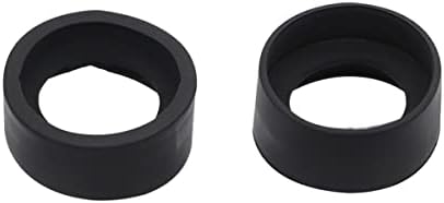 Microscope Accessories Kit 2pcs Soft Rubber Eyepiece Eye Shield 32-33mm Eye Guards Cups for Binocular Stereo Microscope Accessories Microscope Slides (Color : 2pcs Diameter 33mm)