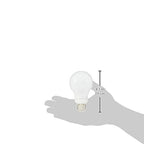 Amazon Basics A19 LED Light Bulb, 60 Watt Equivalent, Energy Efficient 12W, E26 Standard Base, Soft White 2700K, Dimmable, 10,000 Hour Lifetime , 6-Pack