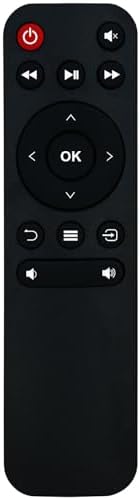 Replacement Remote Control for Vankyo Performance V700 V600 V620 V630 M18 V630W V610 Mini LED LCD Portable Projector (with Mounting Bracket)
