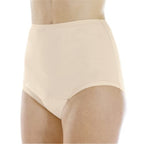 Wearever Women's Cotton Comfort Incontinence Panties for Bladder Control with Regular Absorbency - Reusable & Washable Leak Proof Underwear for Women (Pack of 3) (Beige) (2X) (Fits Hip Sizes: 45-48")
