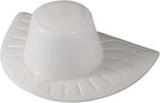 Graduated Specimen Collector Pans [Pack of 1] Toilet Nursing Hat for Urine, Vomit & Stool Collection Fits Over Toilets and Commodes - 30 oz for Women and Elderly