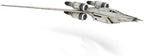 STAR WARS Micro Galaxy Squadron U-Wing Starfighter - 12-Inch Vehicle with Foldout Wings, Troop Bay, Sniper Gun, and Three 1-Inch Micro Figure Accessories