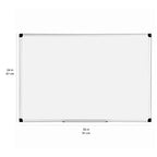 Amazon Basics Magnetic Dry Erase Whiteboard, 36 x 24-Inch, Aluminum Frame, Silver/White