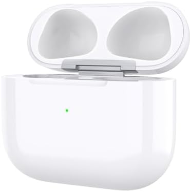 Wireless Charging Case for AirPods 3rd Gen, Compatible for AirPod 3rd Generation Charging Case Replacement, Built-in 660 mAh Battery with Bluetooth Pairing Sync Button(USB-C)
