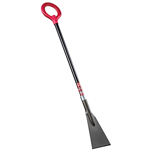 Radius Garden 90411 7 x 53 Inch Long Handled Steel Ice Scraper/Chopper, Radius Grey