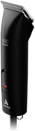 Andis 24675 UltraEdge 2-Speed Detachable Blade Clipper – Runs Cool & Quiet, Designed with Two-Speed Rotary Motor & Shatter-Proof Housing - For All Coats & Breeds - 120 Volts, Black