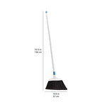 Amazon Basics Heavy-Duty Broom, Blue and White