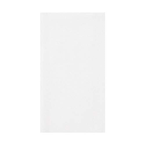 Hoffmaster 856499 Linen-Like Disposable Guest Towel, 1/6 Fold, Unfolded size 12" Width x 17" Length, Folded size 4.5" X 8.5" , White (5 Packs of 100)