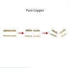 Guitar Nut Electric Guitar Brass Nut 42mm Height Adjustable Brass Guitar Nut 6 String Electric guitar Replacement Parts