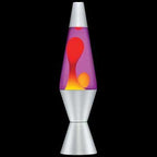 Lava Lamp Original Brand 20 oz - Yellow Wax with Purple Liquid