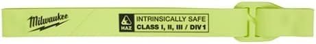 2004HZL Milwaukee Intrinsically Safe C I, II, III / D 1 Spot/Flood Headlamp | Safety | Job Site | Universal Hard Hat Clips | Nylon Strap | AAA Batteries