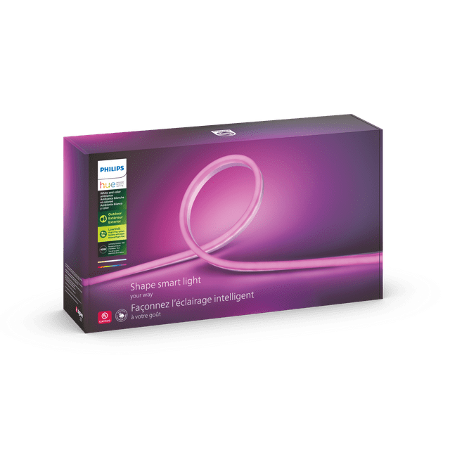 Philips Hue Outdoor Lightstrip Integrated LED Ble 16.4 feet, White