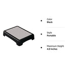 Non-Slip Indoor/Outdoor 4 Inch Height Mobility Platform Step