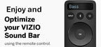 Replacement for VIZIO Backlit 5.1 Sound Bar Remote, Compatible with Vizio D51-H, V51-H6, M51a-H6 and Select Sound bar Models.