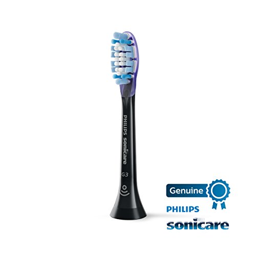 Philips Sonicare Genuine G3 Premium Gum Care Replacement Toothbrush Heads, Black, HX9054/95