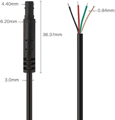 REDTIGER 50Feet Backup Camera Longer Replacement Cable for REDTIGER Dash Cam(4 pin,2.5mm)