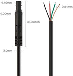 REDTIGER 50Feet Backup Camera Longer Replacement Cable for REDTIGER Dash Cam(4 pin,2.5mm)