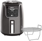 Ninja AF161 Max XL Air Fryer that Cooks, Crisps, Roasts, Bakes, Reheats and Dehydrates, with 5.5 Quart Capacity, and a High Gloss Finish, Grey