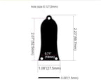 Guyker 1 Pcs Guitar Head Cover 3 Holes, Zinc alloy Guitar Truss Rod Cover for GIB LP Style Guitar Accessories Parts, Butterfly Skeleton Pattern JA3002, Ancient Silver