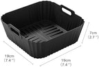 7pcs Air Fryer Accessories for Ninja Air Fryer Pro XL 6-in-1 - AF181 &AF141 6.5 QT Air Fryer, with brushes Clip Spatulas Baking trays Baking Needles Hand Clips,Recipes