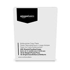 Amazon Basics Multipurpose Copy Printer Paper, 8.5 x 11 inches, 20 lb, 3 Reams, 1500 Sheets, 92 Bright, White