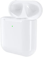 Wireless Charging case for AirPods 1st & 2nd, Air Pods 1/2 Generation Charger Case Replacement with Bluetooth Pairing Sync Button, 450 Mah Built-in Battery (No Earbuds)