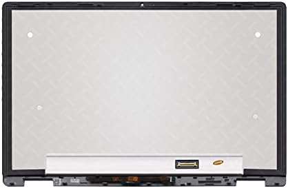 LCDOLED Replacement for HP Chromebook x360 14c-cc0013dx 14c-cc0047nr M47349-001 14c-cc 14c-cc0000 14c-cc0xxx 14.0 inches FHD 1920x1080 IPS LCD Display Touch Screen Digitizer Assembly Bezel with Board