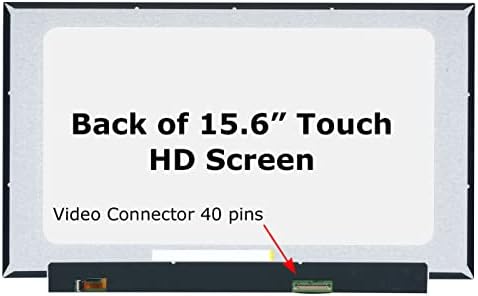 SCREENARAMA New Screen Replacement for HP 15-EF0023DX 9YF67UA, HD 1366x768, OnCell Touch, LCD LED Display with Tools