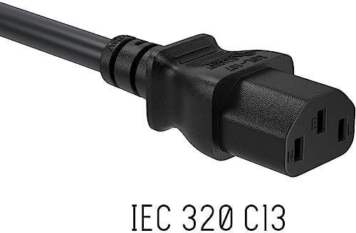 [UL Listed] Replacement Power Cord - 3.3FT Power Cable for Farberware Percolator Coffer Maker FCP240 FCP280, Cuisinart Percolator PRC-12, Instant Pot, Electric Pressure Cooker and More Home Appliances