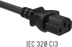 [UL Listed] Replacement Power Cord - 3.3FT Power Cable for Farberware Percolator Coffer Maker FCP240 FCP280, Cuisinart Percolator PRC-12, Instant Pot, Electric Pressure Cooker and More Home Appliances