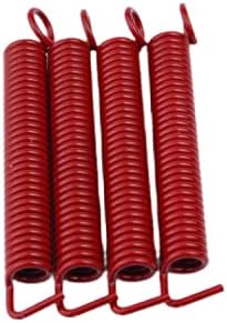 Guyker Noiseless Tremolo Springs (Set of 4) for FR Fender Strat ST Stratocaster Electric Guitar Bridge Instruments Accessories Replacement Part, Red